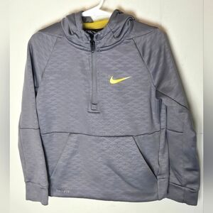 Boy's Nike Dri-Fit Quarter Zip Pullover Hoodie, Size Small/5